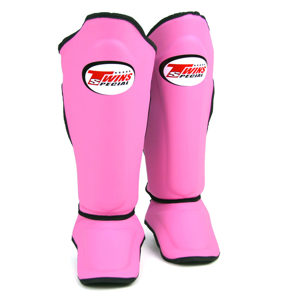SGS10 Twins Special Microfibre Shin Pads Pink-Black