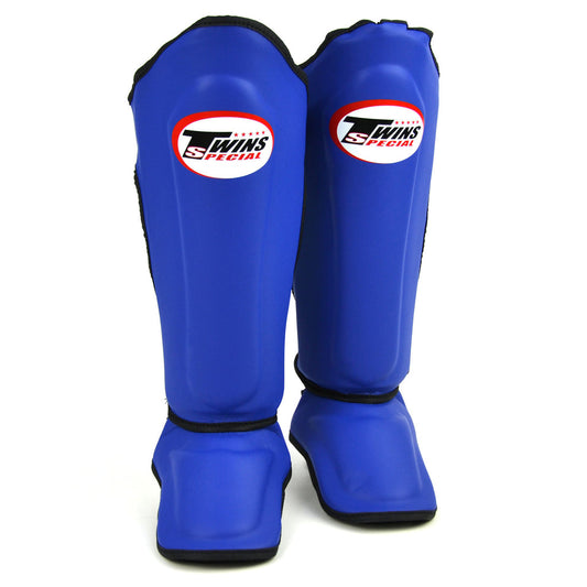 SGS10 Twins Special Microfibre Shin Pads Blue-Black