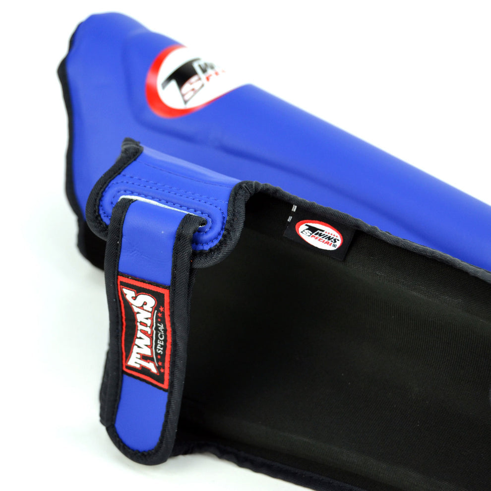 SGS10 Twins Special Microfibre Shin Pads Blue-Black
