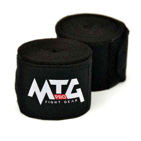 MTG Pro 5m Elasticated Handwraps Black