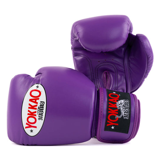 MATRIX FLASH PURPLE BOXING GLOVES YOKKAO