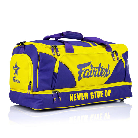 Fairtex Heavy Duty Gym Bag Purple-Yellow BAG2