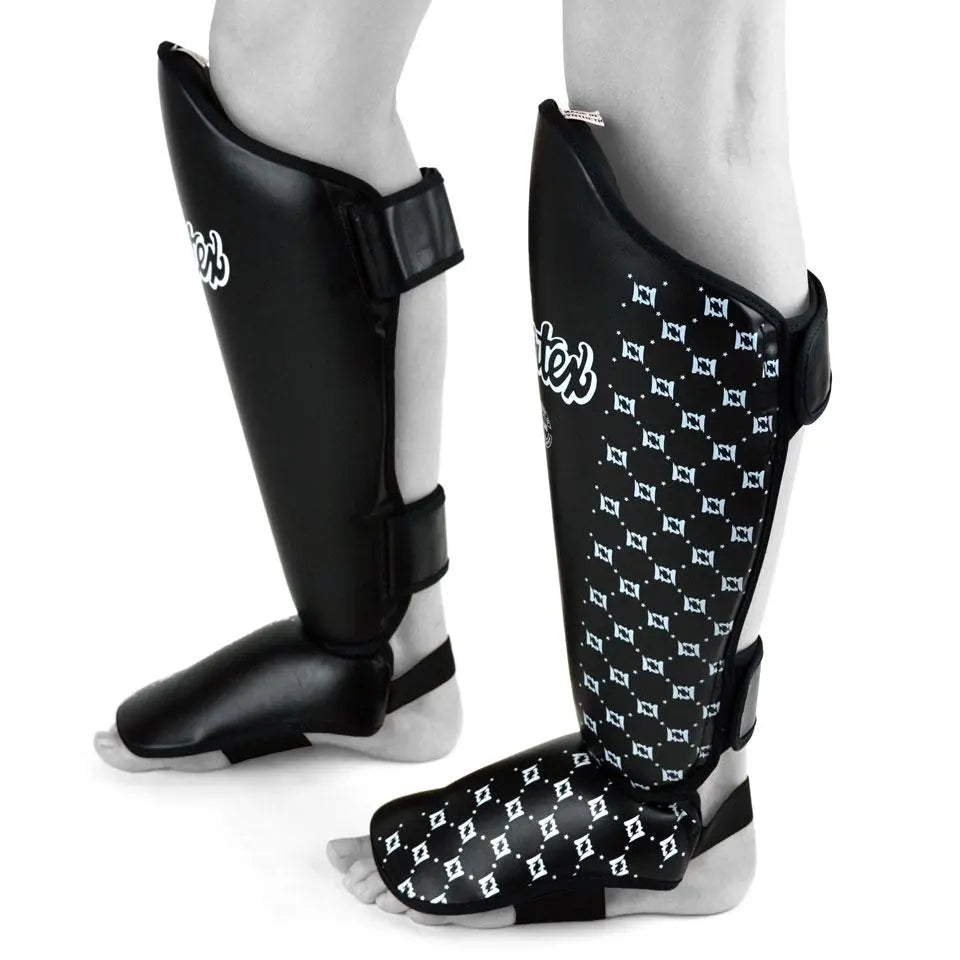 Fairtex Muay Thai Shin Pads - Black
